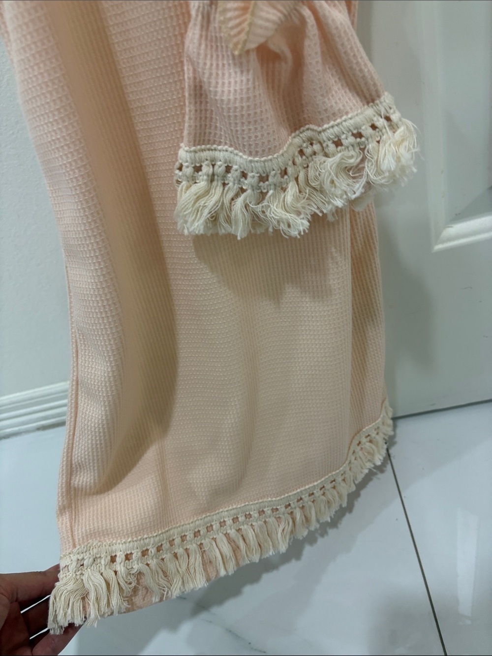 New! Girls Vacation/Summer Crochet Flower Tank Dress with matching purse size 9 - Picture 6 of 7